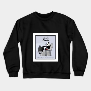 The lonely Panda Crewneck Sweatshirt